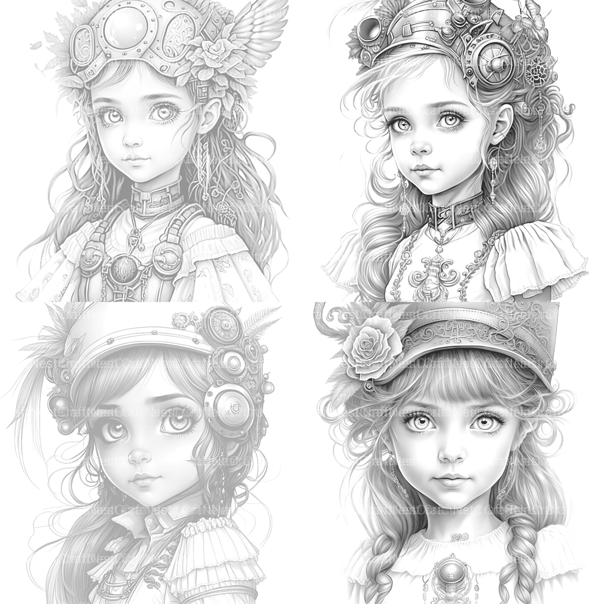 Victorian Boy Coloring Book - CraftNest - Digital Crafting and Art