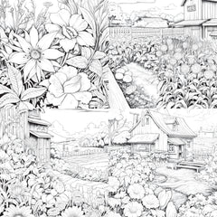 Farmers Garden Coloring Book 2 - CraftNest - Digital Crafting and Art