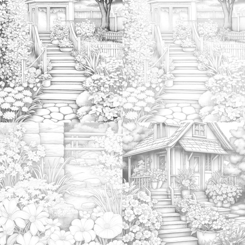 Spring Garden Coloring Book - CraftNest - Digital Crafting and Art
