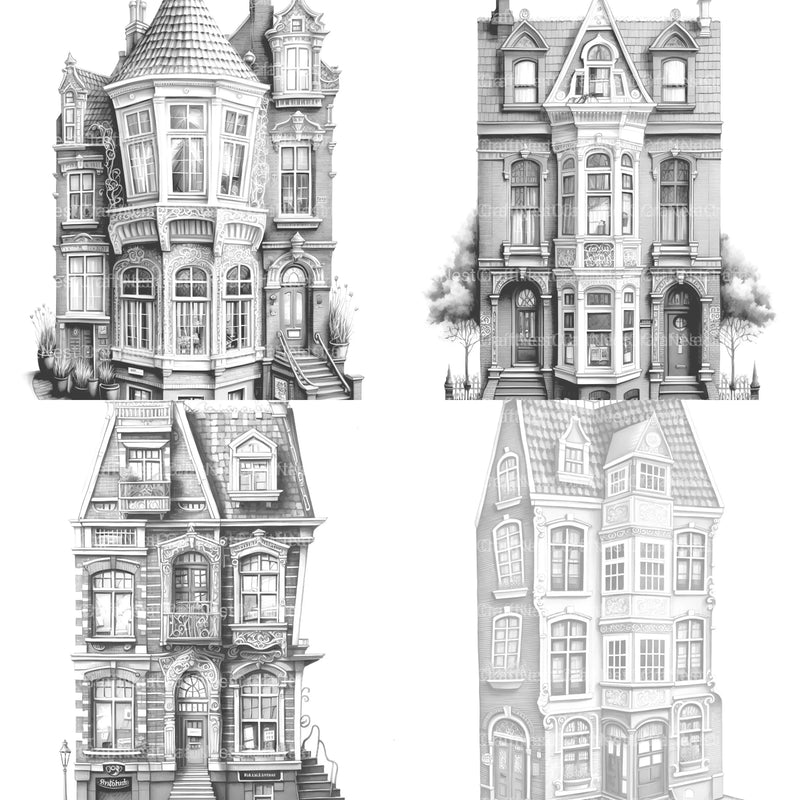 Brazilian Tiny House Coloring Book - CraftNest - Digital Crafting and Art