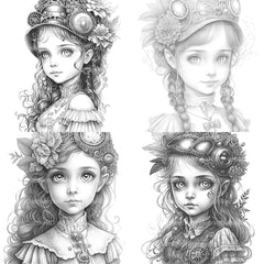 Victorian Boy Coloring Book - CraftNest - Digital Crafting and Art