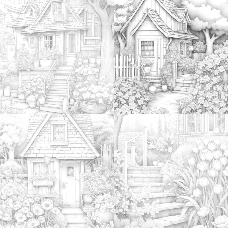 Spring Garden Coloring Book - CraftNest - Digital Crafting and Art
