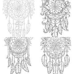 Dreamcatcher Coloring Book - CraftNest - Digital Crafting and Art