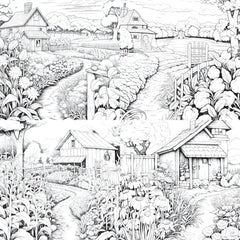Farmers Garden Coloring Book 2 - CraftNest - Digital Crafting and Art
