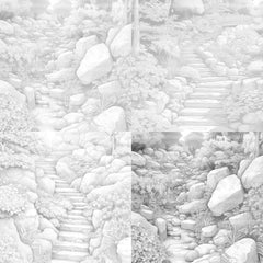 Rock Garden Coloring Book - CraftNest - Digital Crafting and Art