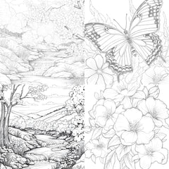Springtime Garden Coloring Book - CraftNest - Digital Crafting and Art