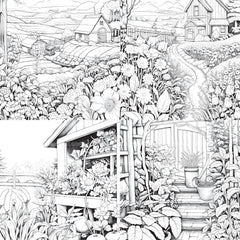 Farmers Garden Coloring Book 2 - CraftNest - Digital Crafting and Art