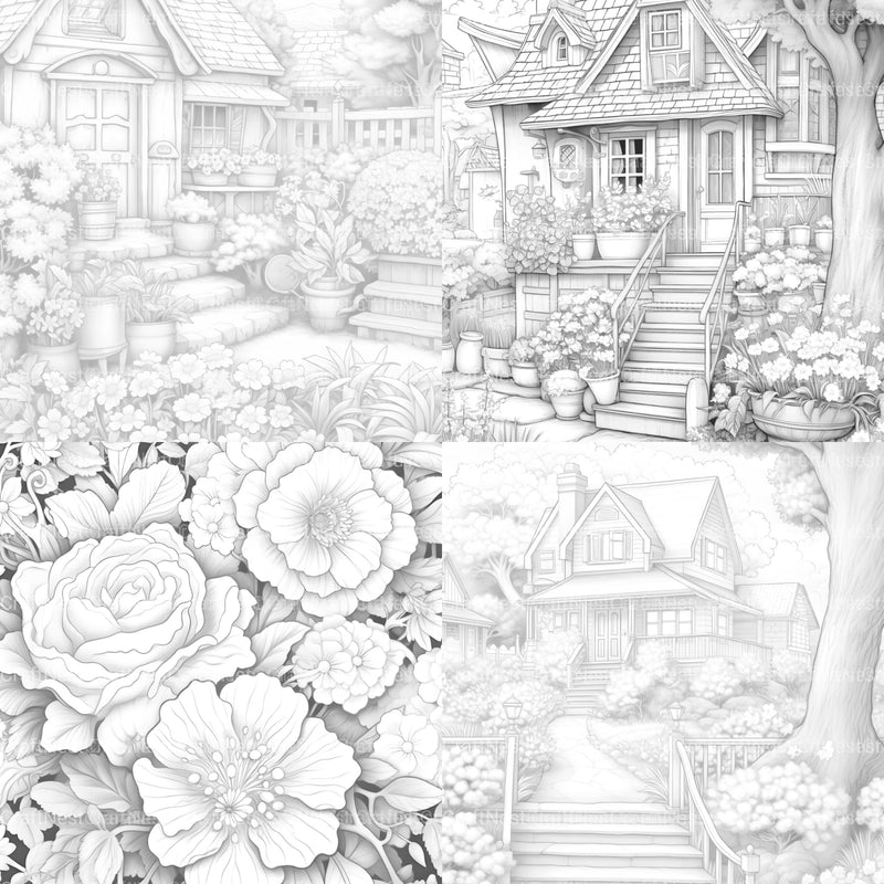 Spring Garden Coloring Book - CraftNest - Digital Crafting and Art
