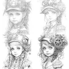 Victorian Boy Coloring Book - CraftNest - Digital Crafting and Art