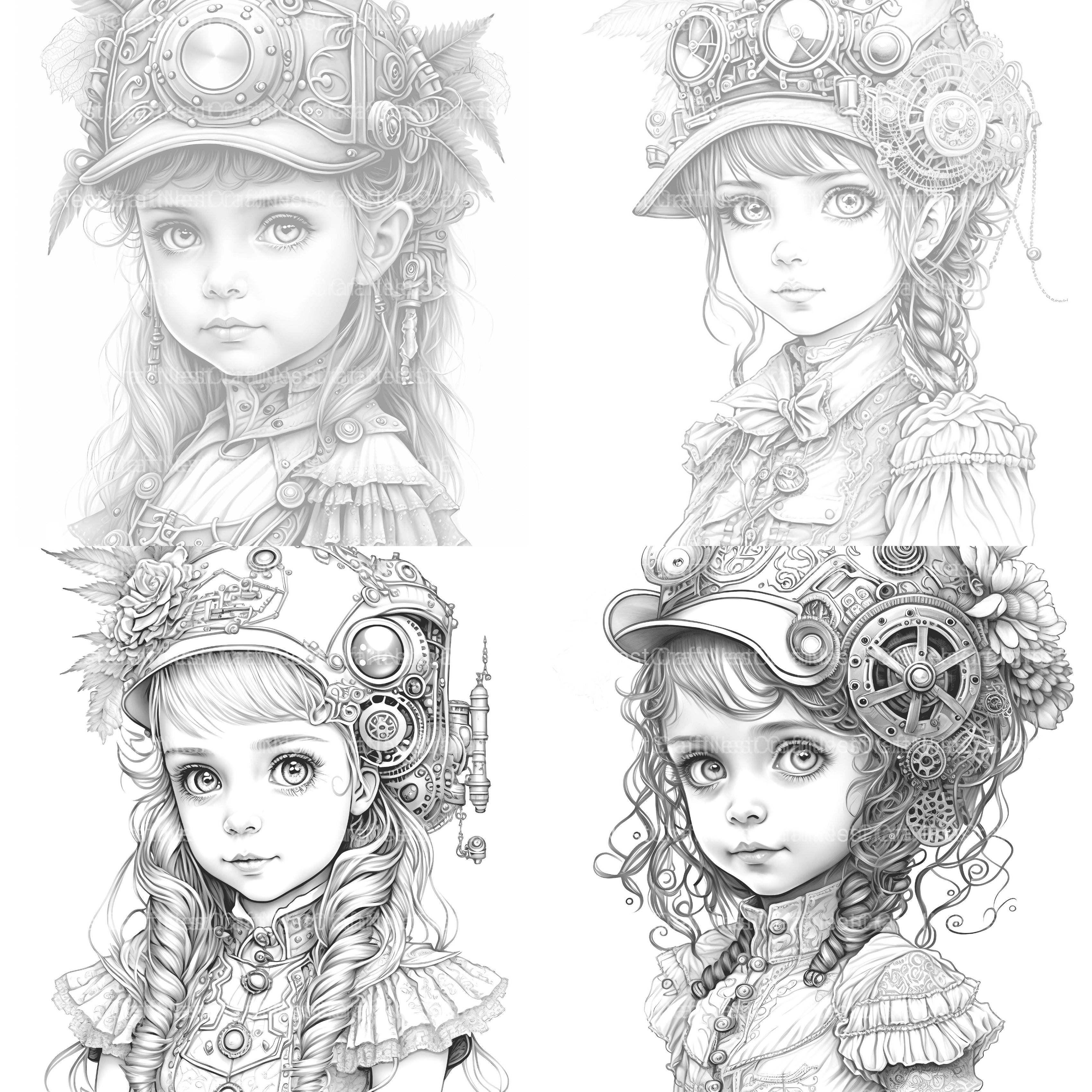 Victorian Boy Coloring Book - CraftNest - Digital Crafting and Art