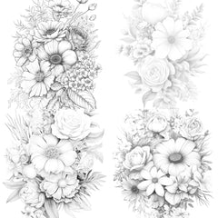 Flower Coloring Book 3 - CraftNest - Digital Crafting and Art