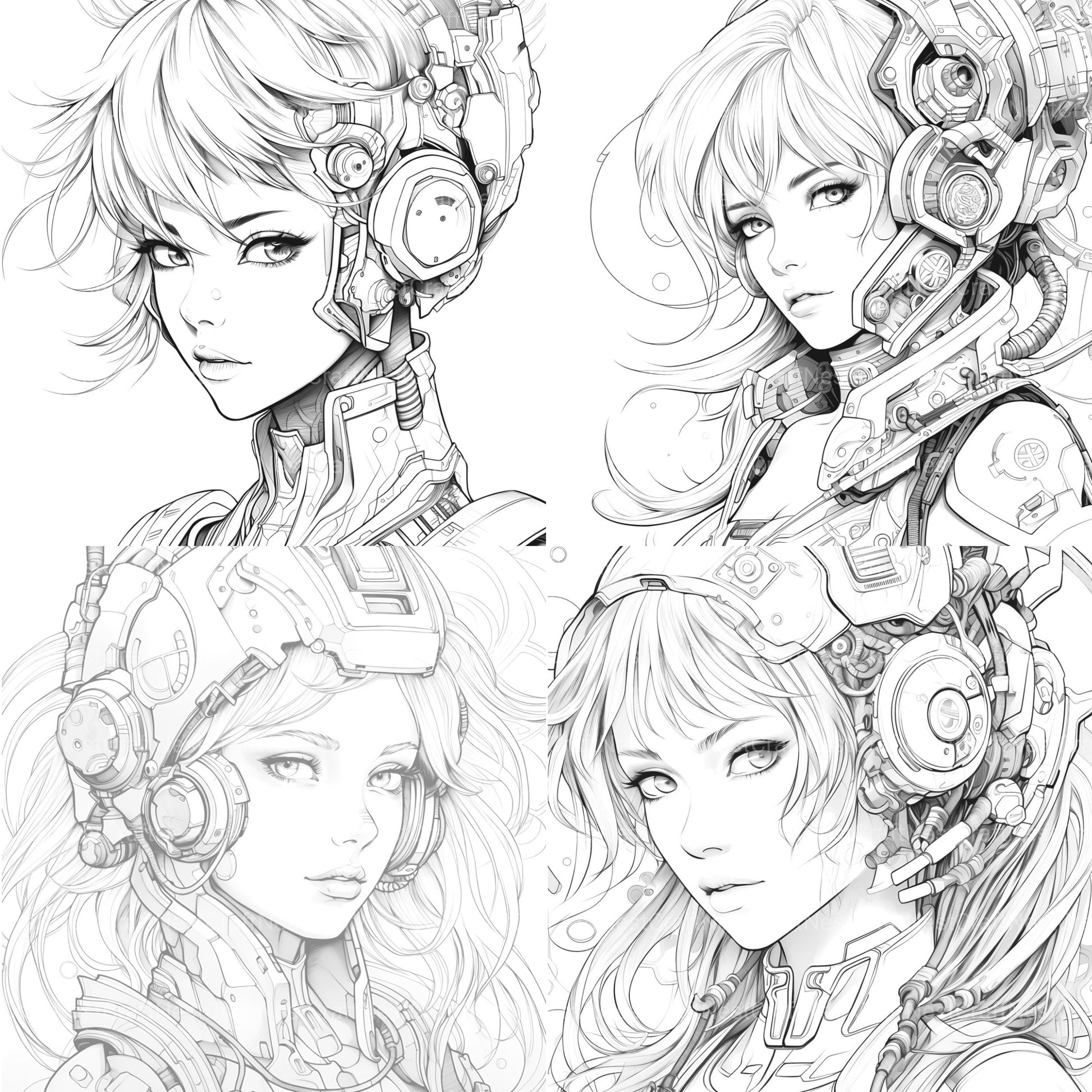 Druid Girl Coloring Book - CraftNest - Digital Crafting and Art