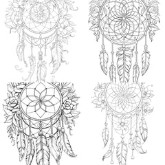 Dreamcatcher Coloring Book - CraftNest - Digital Crafting and Art