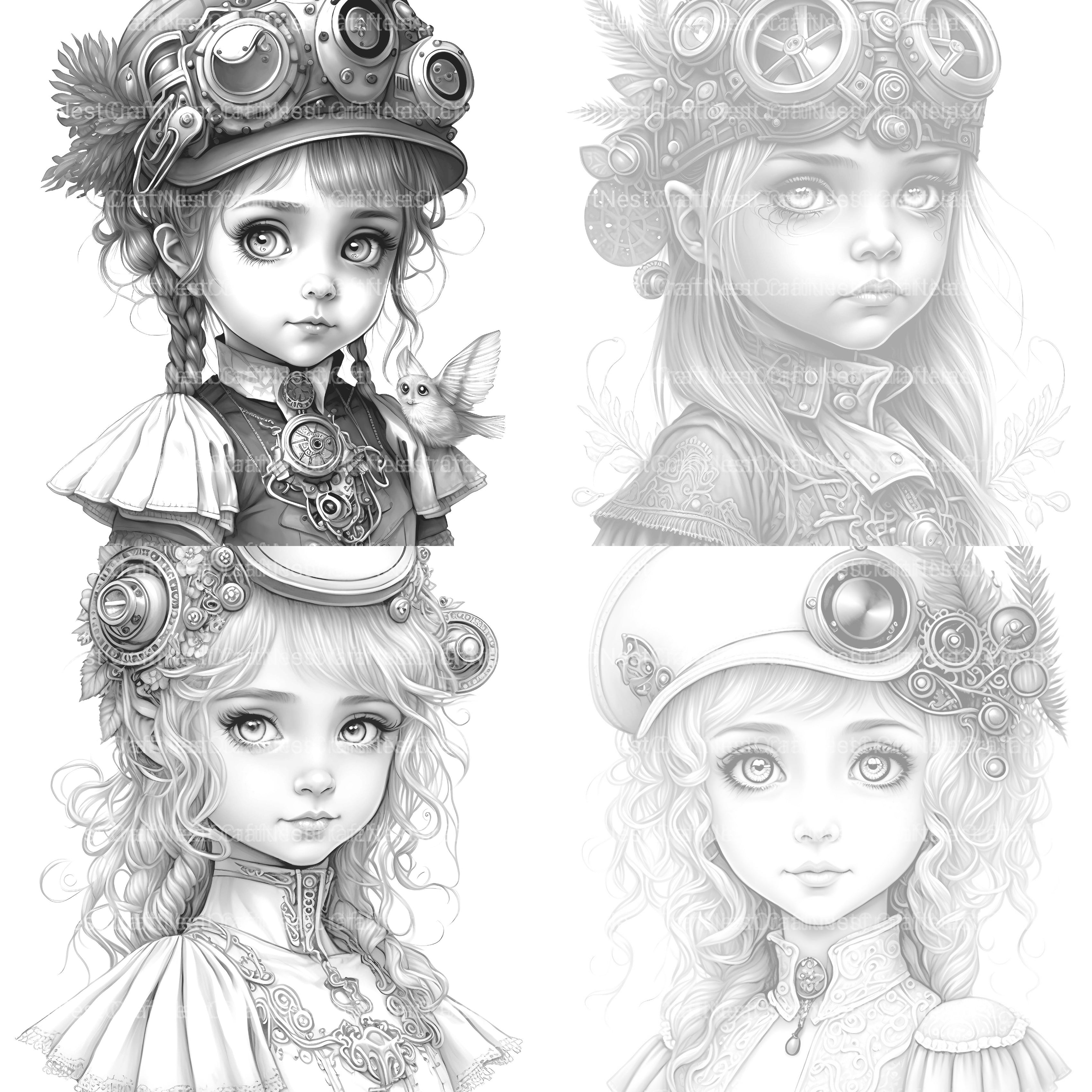 Victorian Boy Coloring Book - CraftNest - Digital Crafting and Art