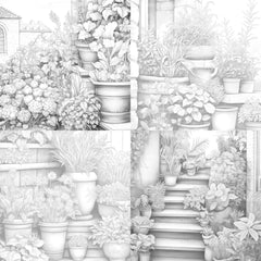 Herb Garden Coloring Book - CraftNest - Digital Crafting and Art