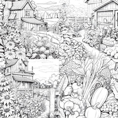 Farmers Garden Coloring Book 2 - CraftNest - Digital Crafting and Art