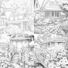 Spring Garden Coloring Book - CraftNest - Digital Crafting and Art