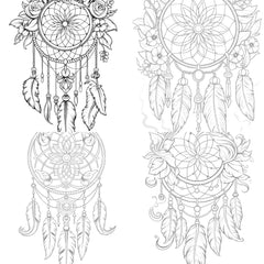Dreamcatcher Coloring Book - CraftNest - Digital Crafting and Art