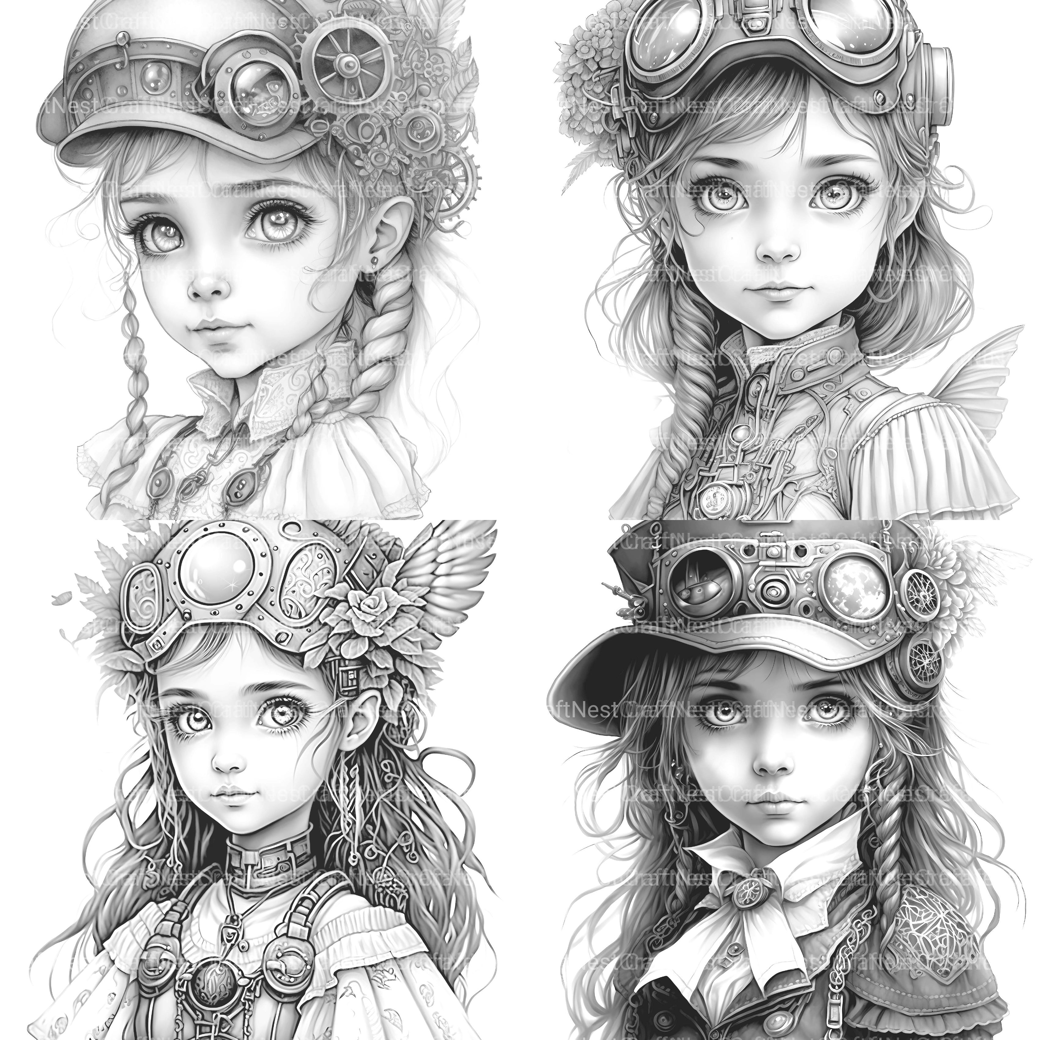 Victorian Boy Coloring Book - CraftNest - Digital Crafting and Art