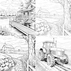 Country Life Coloring Book - CraftNest - Digital Crafting and Art