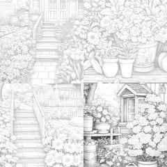 Spring Garden Coloring Book - CraftNest - Digital Crafting and Art