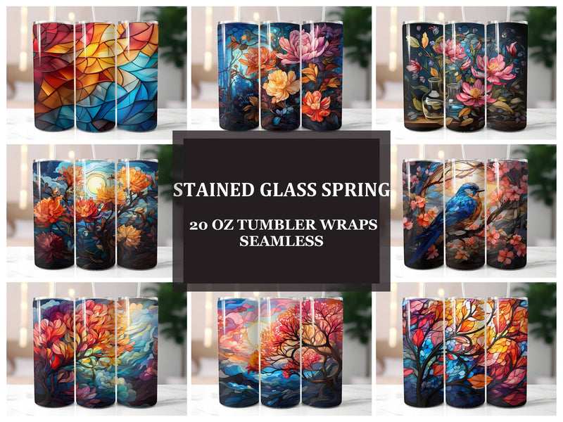 Stained Glass 1 Tumbler Wrap - CraftNest