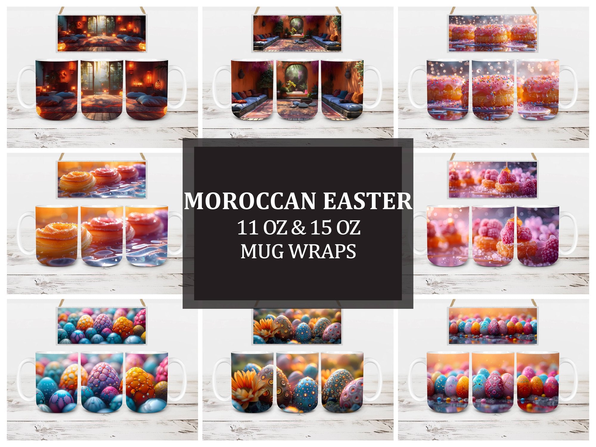 Moroccan Easter 1 Mug Wrap - CraftNest