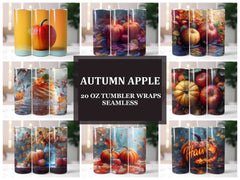 Autumn Apple 5 Tumbler Wrap - CraftNest - Digital Crafting and Art