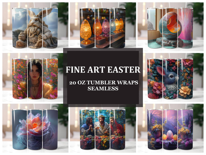 Fine Art Easter 2 Tumbler Wrap - CraftNest