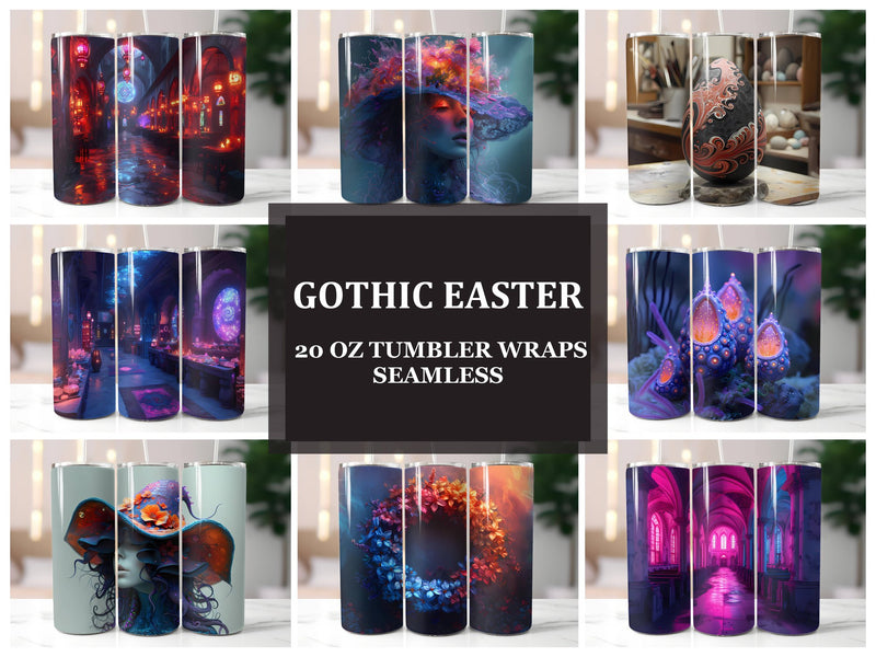 Gothic Easter 3 Tumbler Wrap - CraftNest