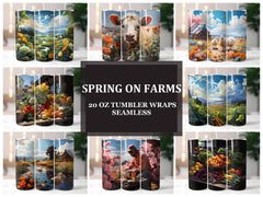 Spring on 3 Tumbler Wrap - CraftNest