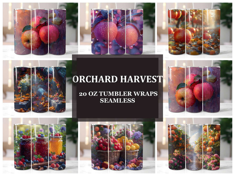 Orchard Harvest 3 Tumbler Wrap - CraftNest - Digital Crafting and Art