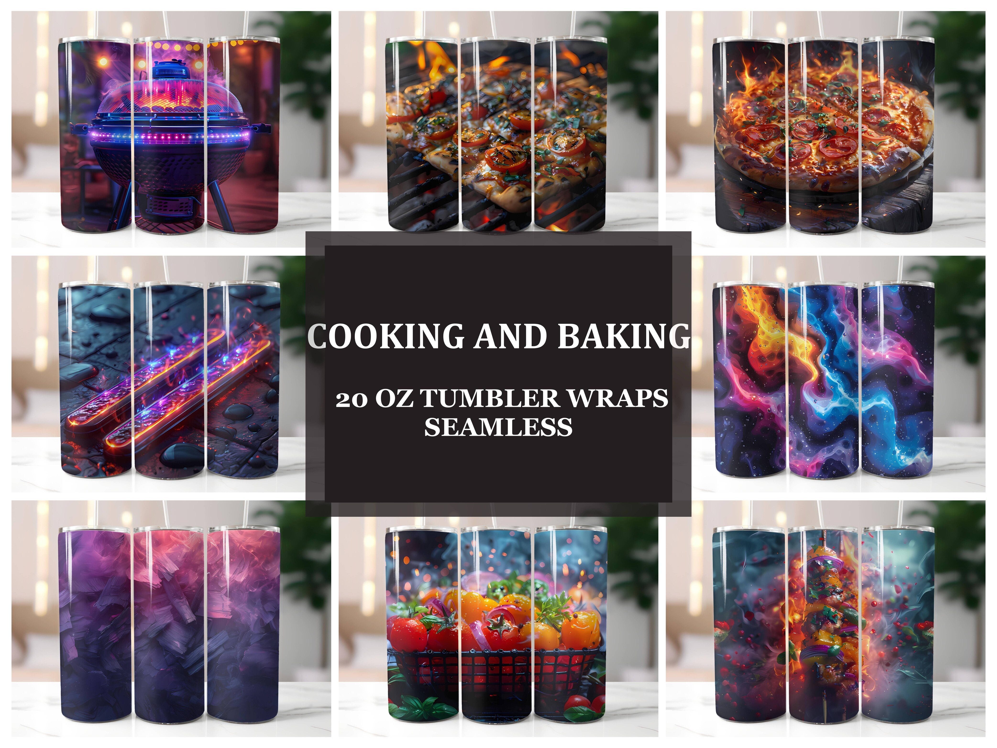 Cooking and Baking 6 Tumbler Wrap - CraftNest - Digital Crafting and Art