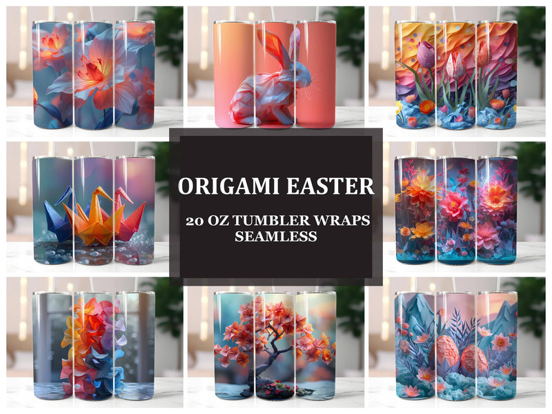 Origami Easter 6 Tumbler Wrap - CraftNest