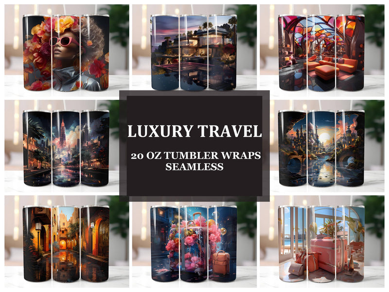 Luxury Travel 2 Tumbler Wrap - CraftNest