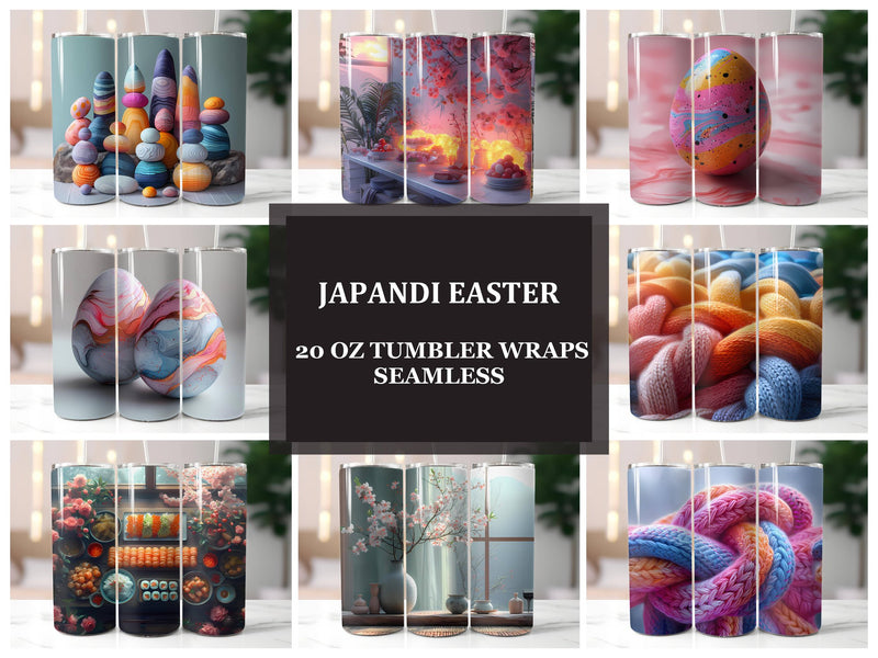 Japandi Easter 4 Tumbler Wrap - CraftNest