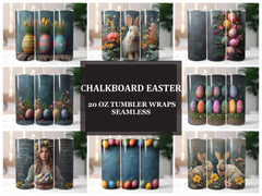 Chalkboard Easter 4 Tumbler Wrap - CraftNest