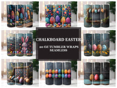 Chalkboard Easter 1 Tumbler Wrap - CraftNest