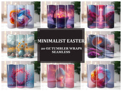 Minimalist Easter 2 Tumbler Wrap - CraftNest