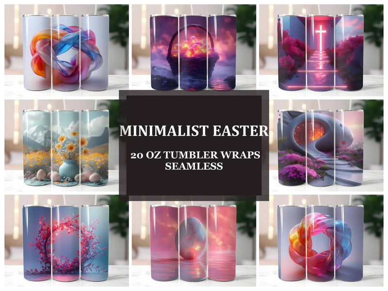 Minimalist Easter 2 Tumbler Wrap - CraftNest