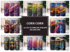 Corn 2 Tumbler Wrap - CraftNest - Digital Crafting and Art