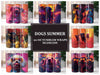 Dogs Summer 3 Tumbler Wrap