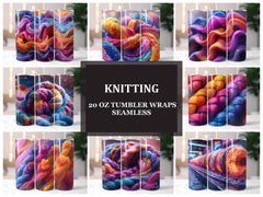 Knitting 3 Tumbler Wrap - CraftNest - Digital Crafting and Art