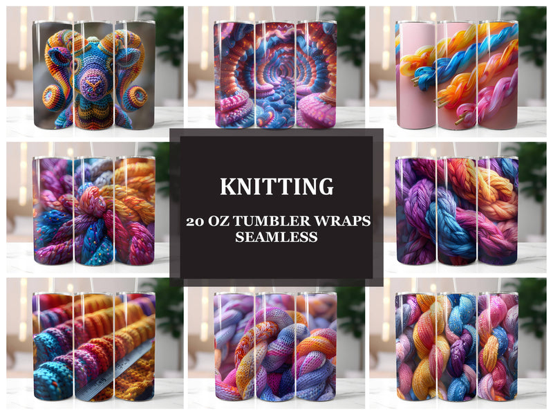 Knitting 4 Tumbler Wrap - CraftNest - Digital Crafting and Art