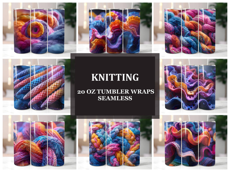 Knitting 7 Tumbler Wrap - CraftNest - Digital Crafting and Art