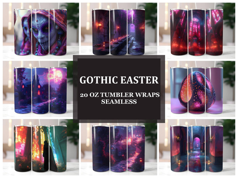 Gothic Easter 4 Tumbler Wrap - CraftNest