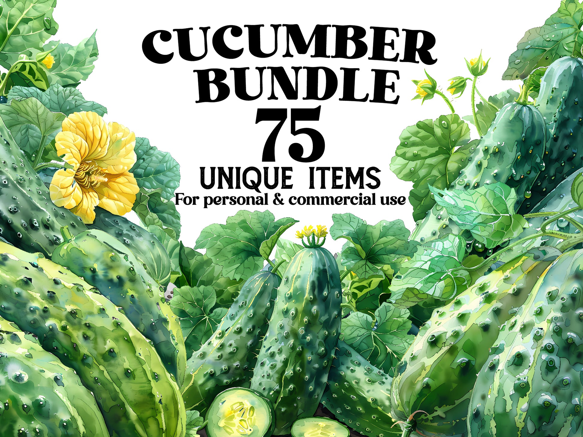 Cucumber Clipart - CraftNest - Digital Crafting and Art