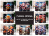 Floral Spring 2 Tumbler Wrap