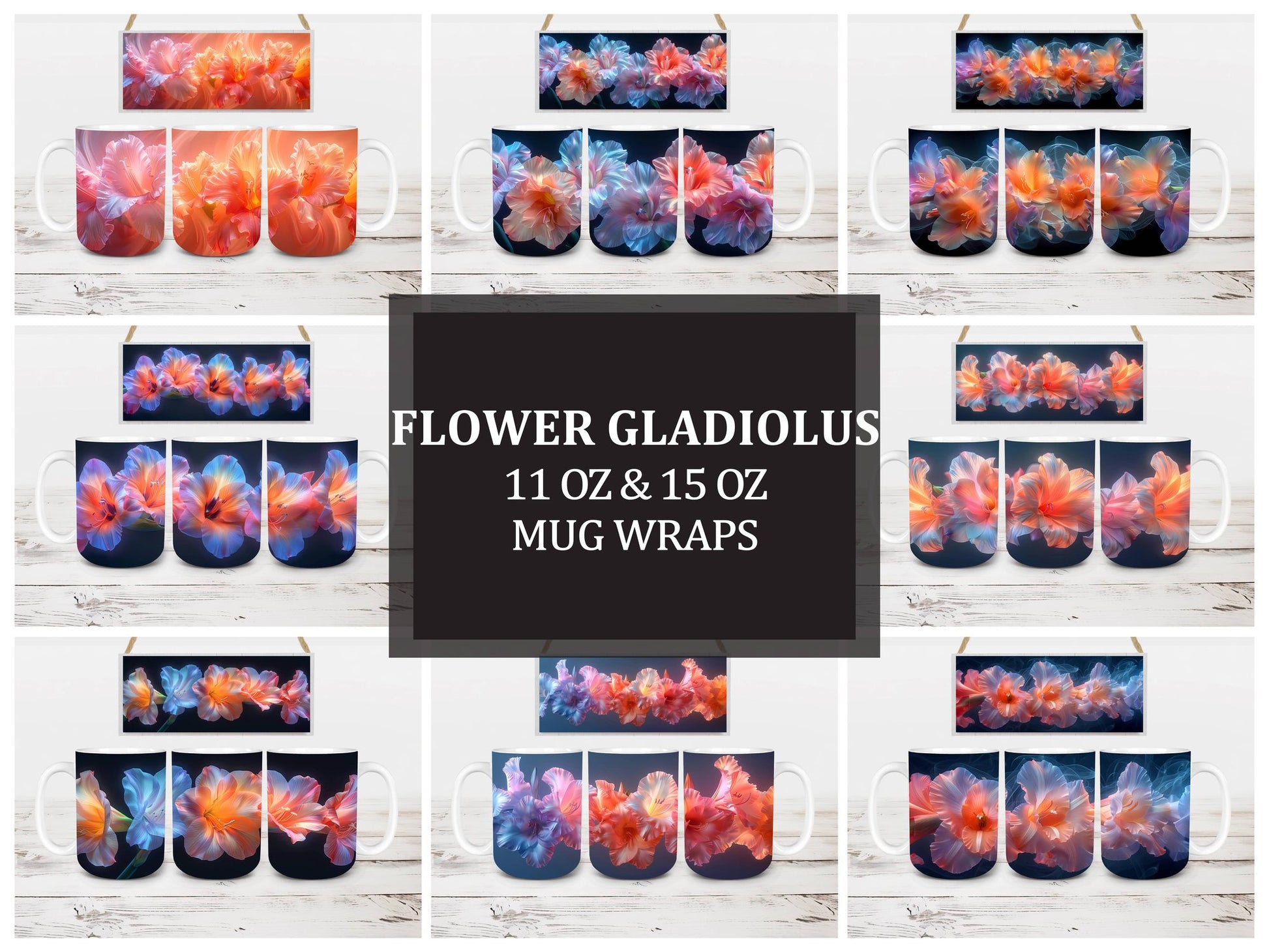 Flower Gladiolus 7 Mug Wrap - CraftNest