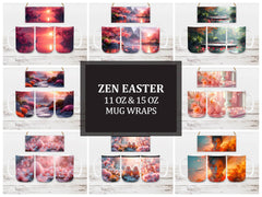 Zen Easter 5 Mug Wrap - CraftNest